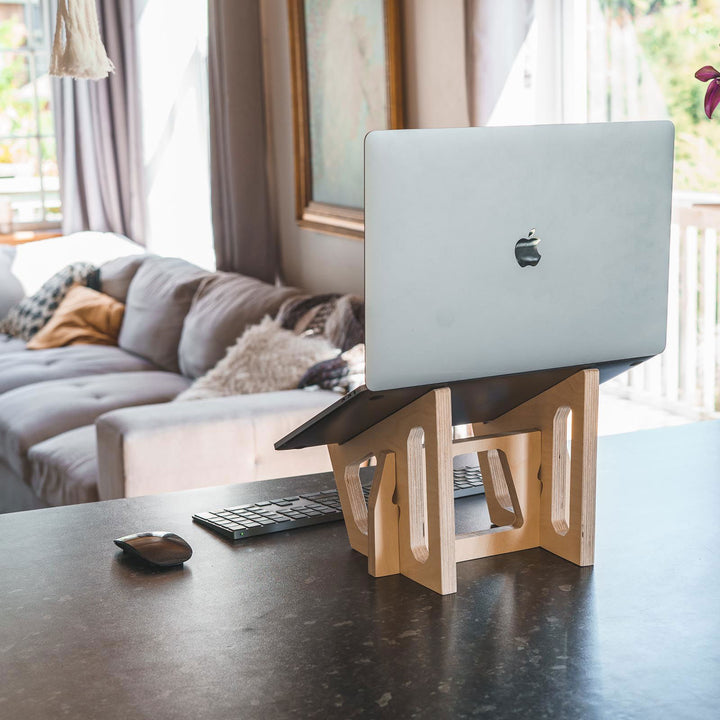 Birch Laptop Lifter & Phone Stand 