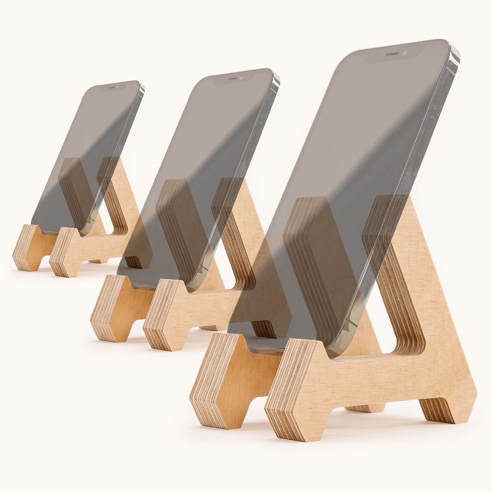 Birch Phone Stand 3-Pack 