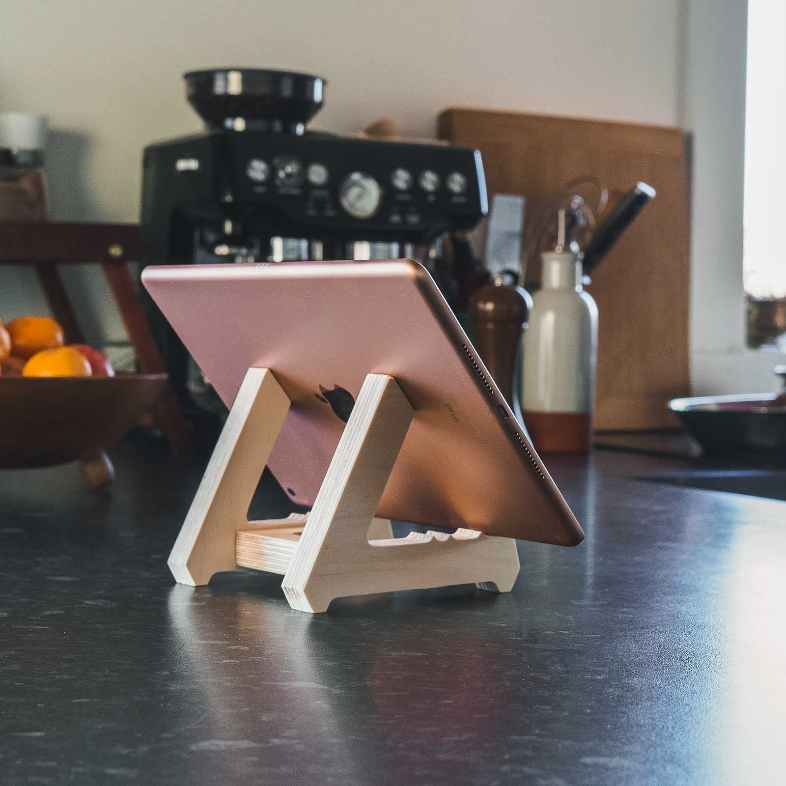 Birch Tablet Stand & Phone Stand 