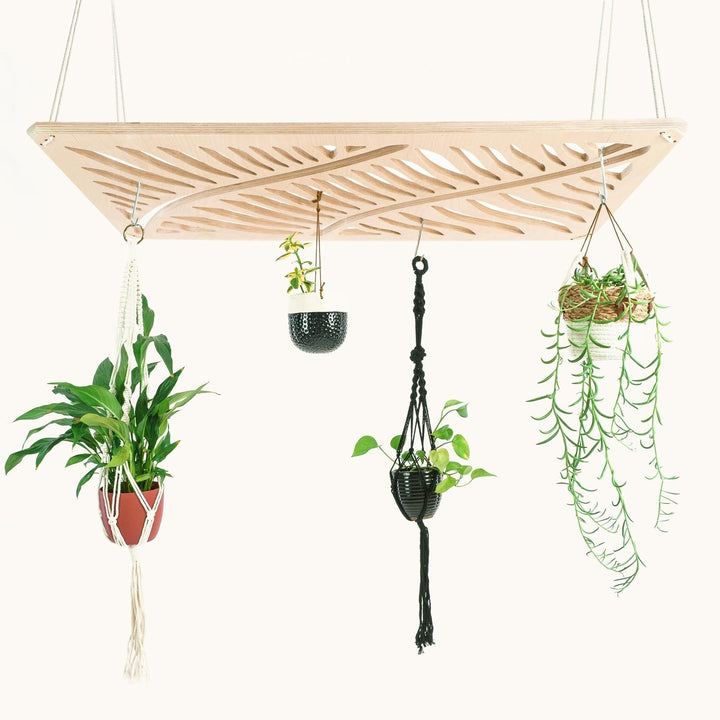 Japandi Plant Chandelier 