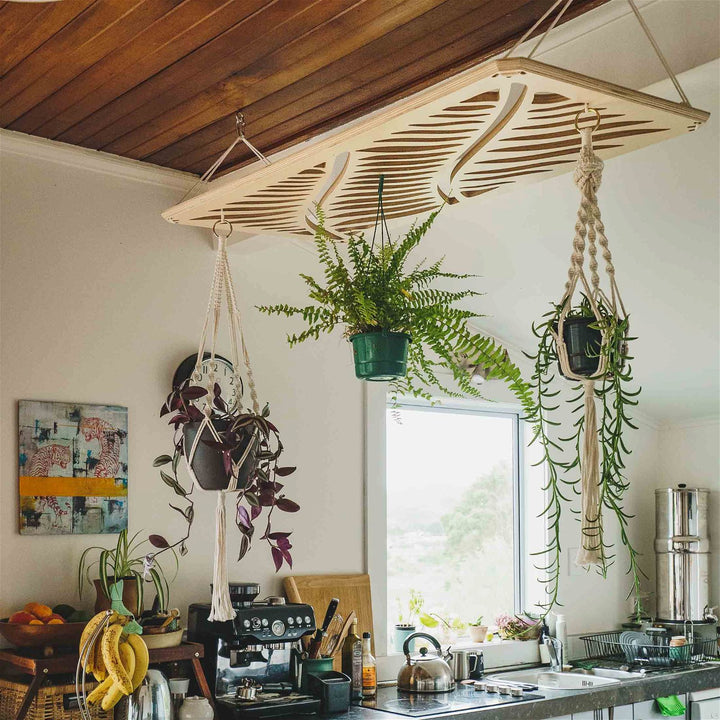 Japandi Plant Chandelier 