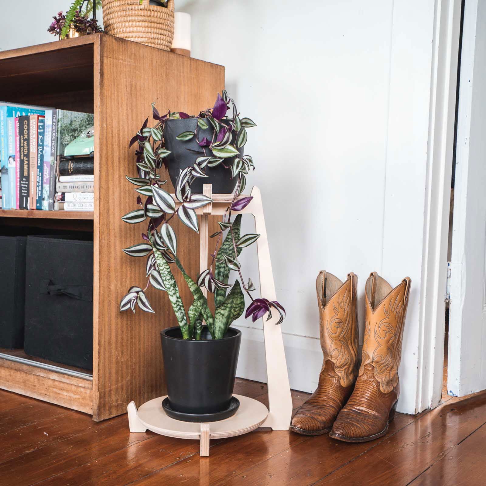 Japandi Tiered Plant Stand 