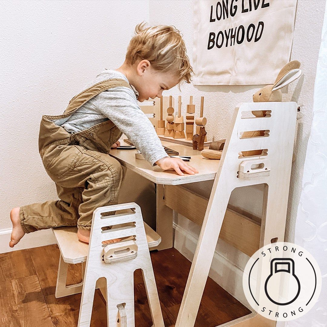 Kids at Home Desk & Stool 