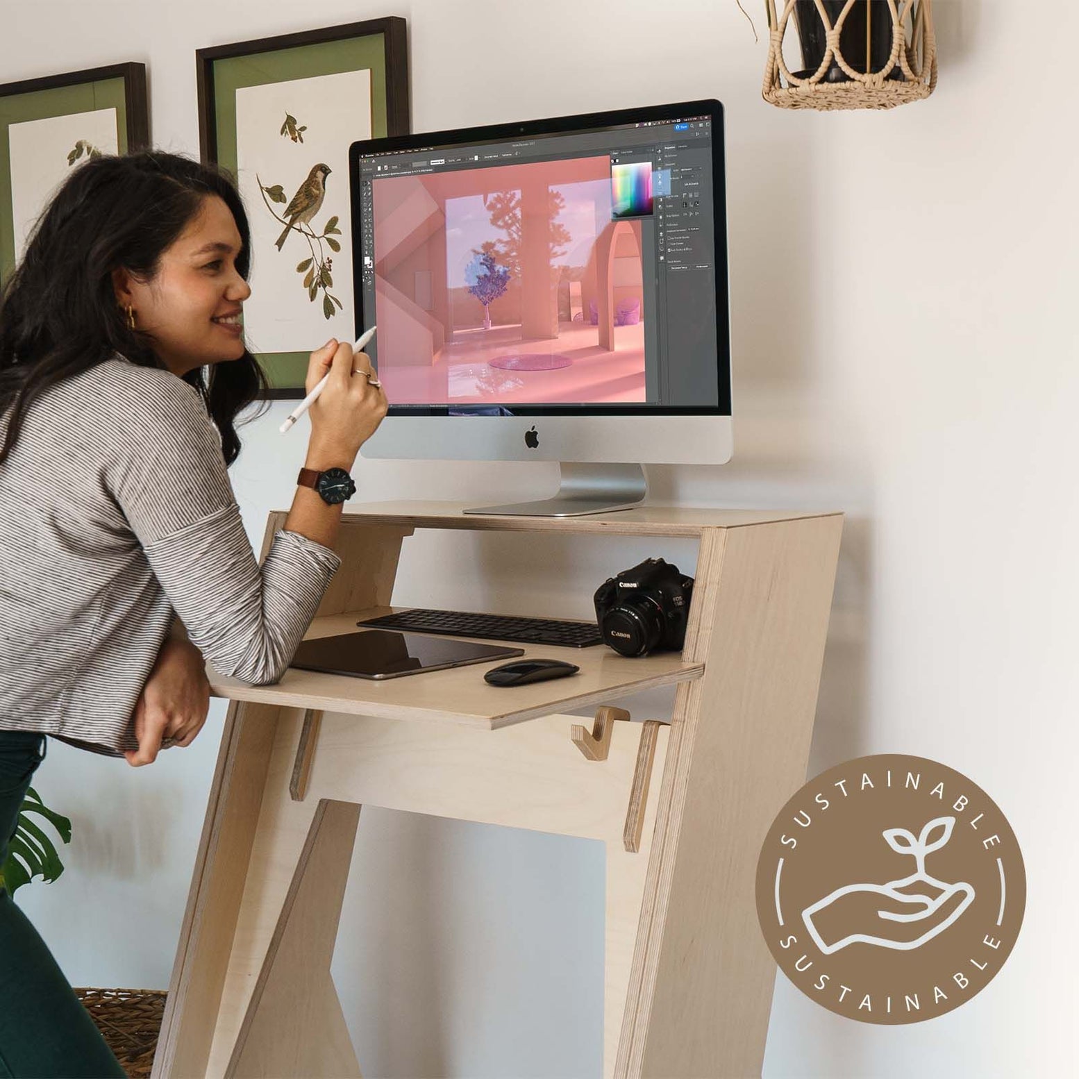 Lambda Standing Desk - 600 